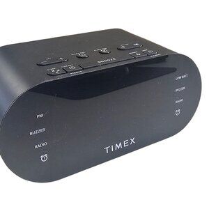 Timex Black Digital Alarm Clock  & FM Radio